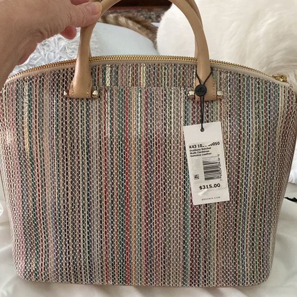 NWT Brahmin Duxbury Satchel Multi Cardenas leather - Picture 7 of 7